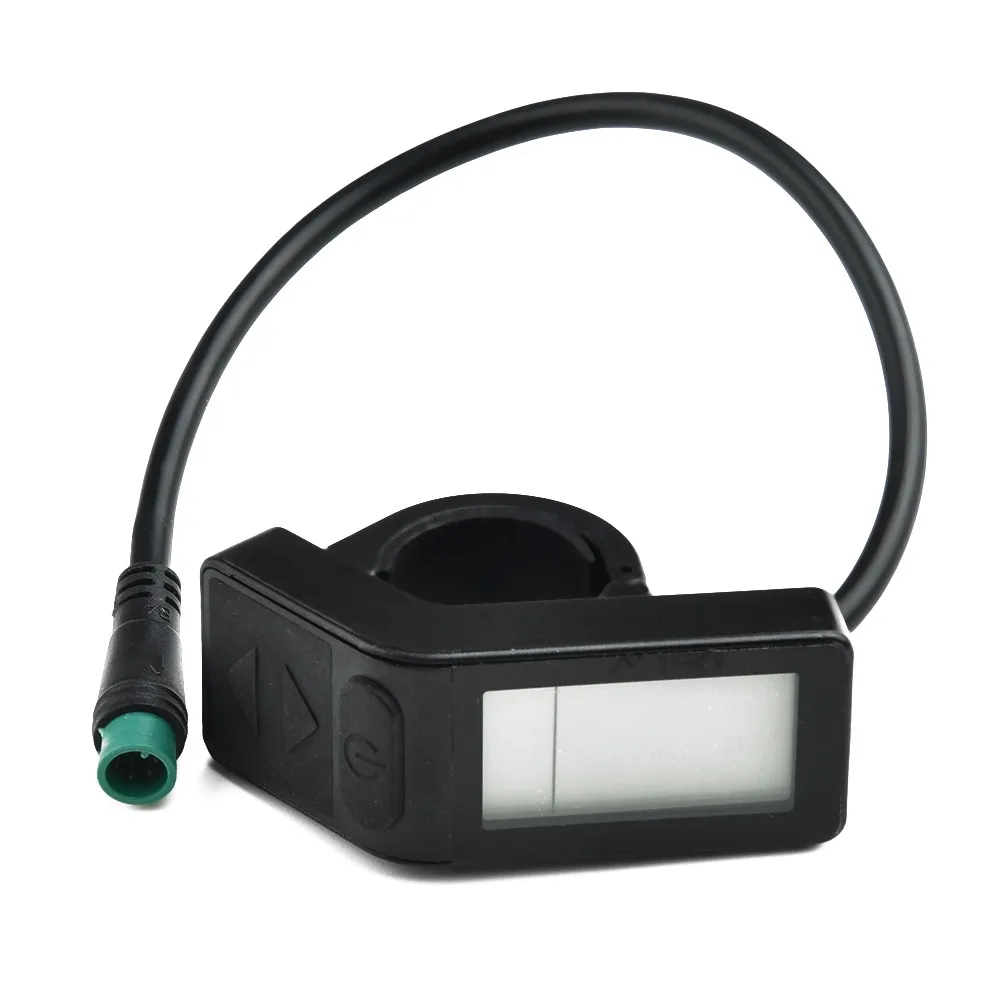 Electric Bicycle Mini Display LCD4 for 24/36/48 Volt E Bikes Featuring Power Assist and Fault Display Functions