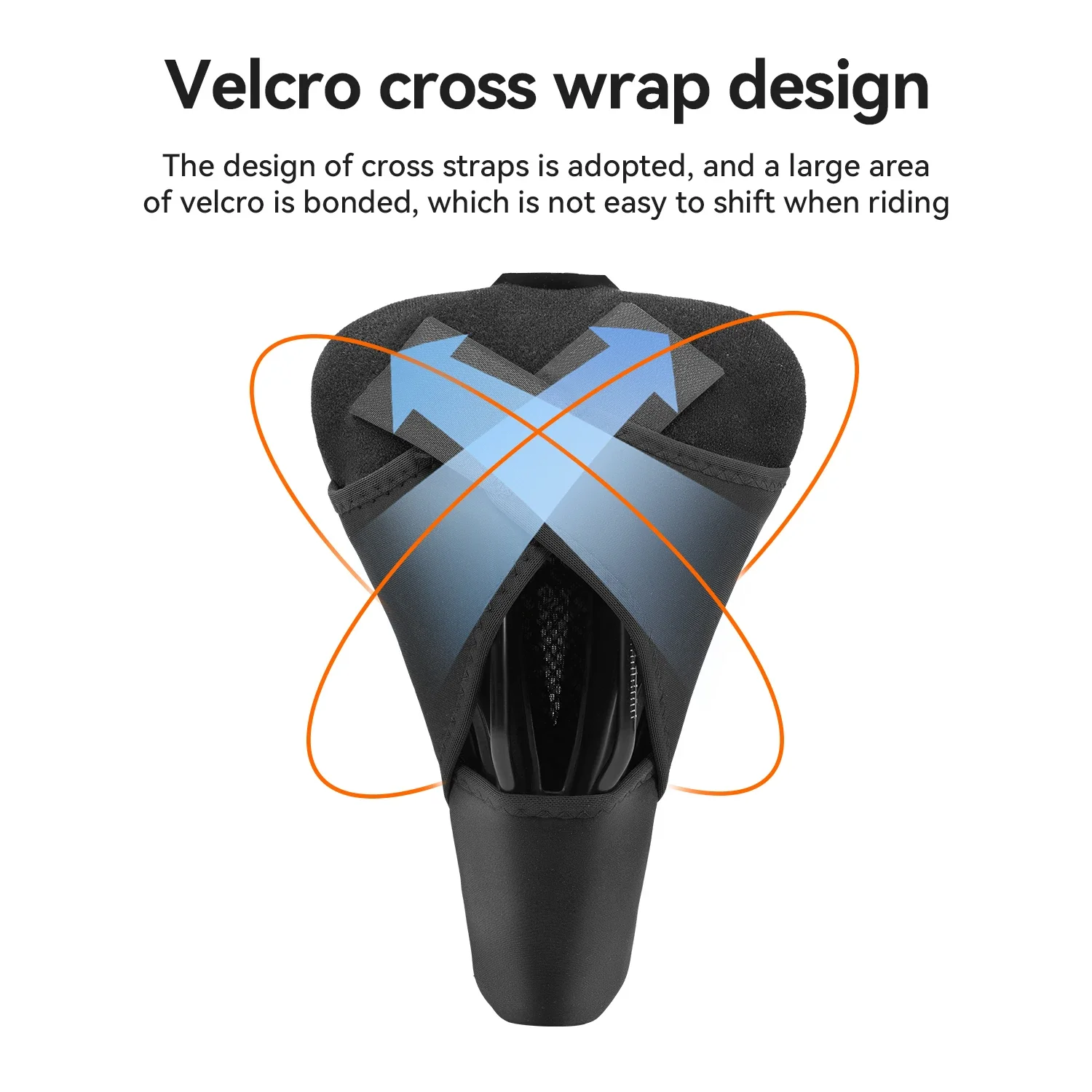 Pokrowiec na siedzenie rowerowe ROCKBROS, wysoce elastyczny, komfortowy, amortyzujący, z pianki memory, pochłaniający wstrząsy.