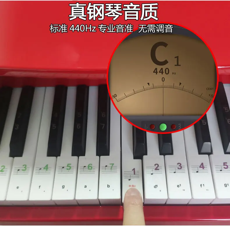 Educational Kid Wooden Piano Hand Knocks Xylophone Mini Electronic 25 Keys Keyboard Musical Instrument Music Enlightenment