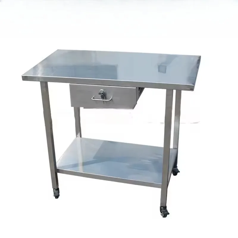 

Stainless Steel Dog Vet Exam Table Eco-Friendly Durable Professional Pet Treatment Table Integrated Drawer Bottom Storage