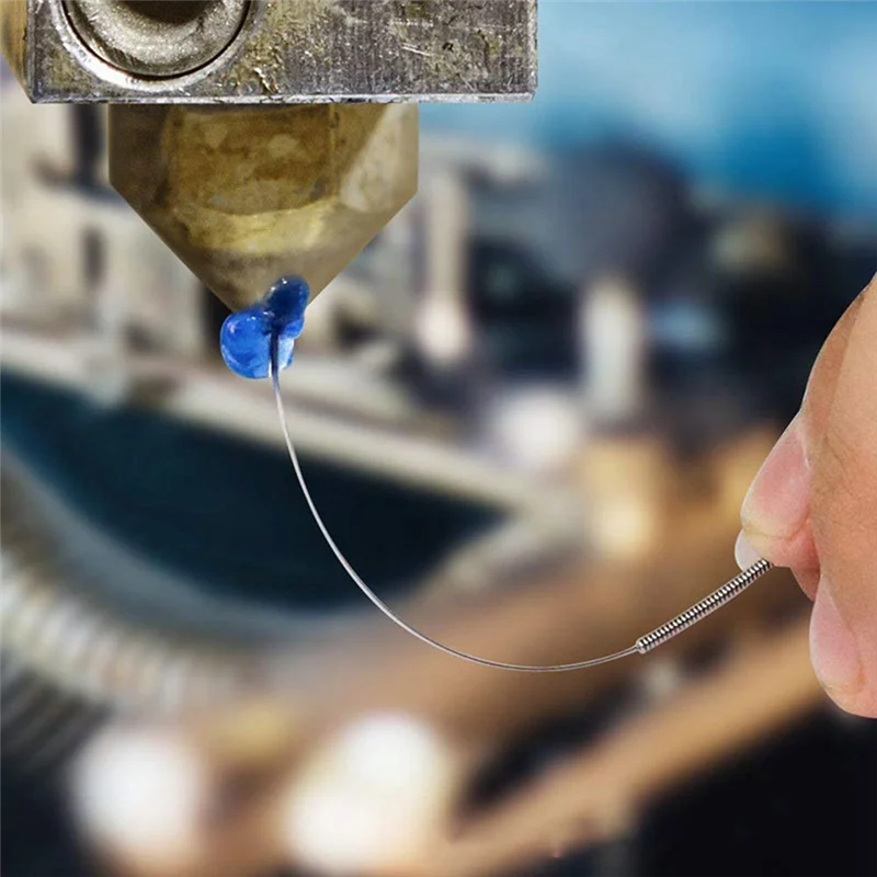 Zestaw narzędzi do czyszczenia dysz drukarki 3D Akcesoria do drukarek 3D Narzędzie do demontażu dysz ze szczotką igłową do czyszczenia