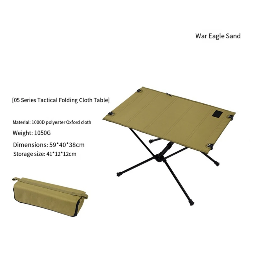 

Portable For camping Table Foldable Cloth Table with 1000D Polyester Oxford Material Easy to Carry for Outdoor Use