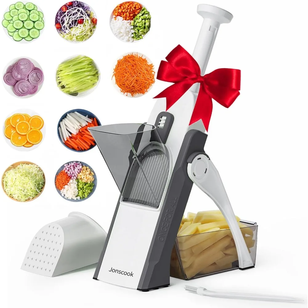 

Multifunctional Vegetable Chopper Slicer Dicer for Kitchen Meal Prep - Gray