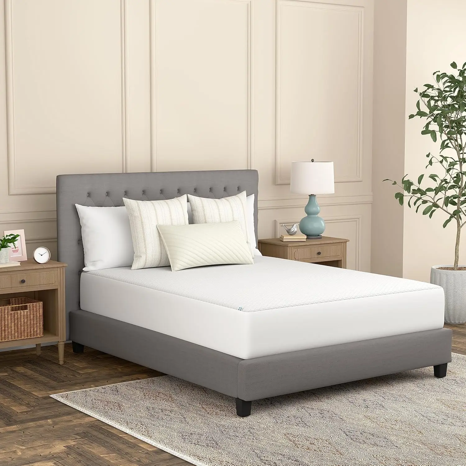 

Spot And Stain Protection And Release Waterproof Fitted Mattr Protector King Size Comfort Soft Knit Top Sidewalls Stretch Fits