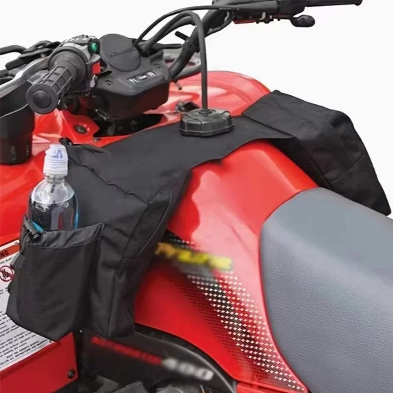 Double-Pocket 600D Oxford Fabric Motorcycle Off-Road ATV Sand Bike UTV Snowmobile Side Bag