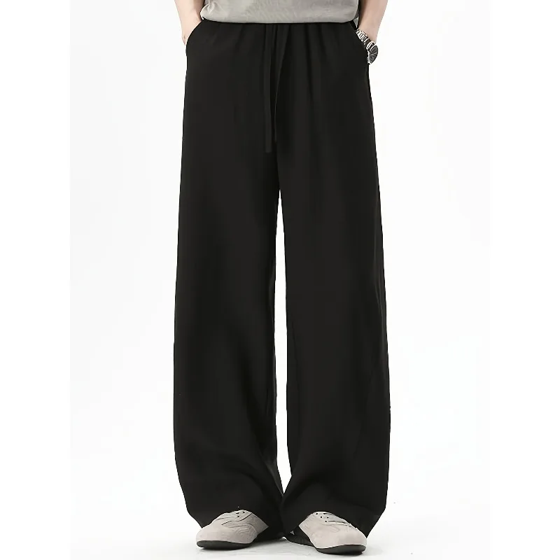 American Retro Casual Pants 2026 New Trendy Versatile Loose Drop- Straight Wide Leg Long Pants