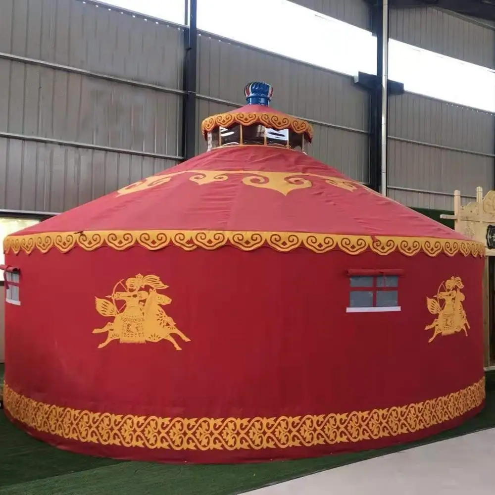 Cheap large luxury Mongolian yurt tent