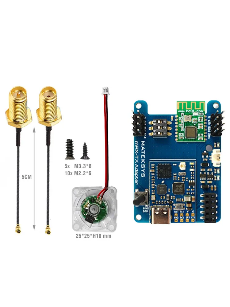 MATEK MATEKSYS MR24-30-TX MLRS MAVLINK 2.4GHZ TX MODULE KIT 2.4G LoRa 30 dBm RF power For Long Range Rc Model