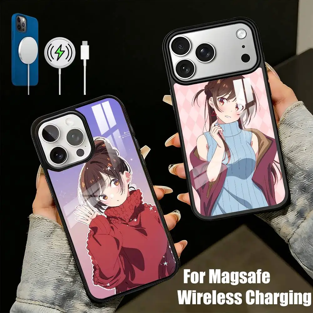 Mizuhara Chizuru Rent-A-Girlfriend  Phone Case For iPhone17,16,15,14,13 Plus,Pro Max Magnetic For Magsafe Wireless Charging