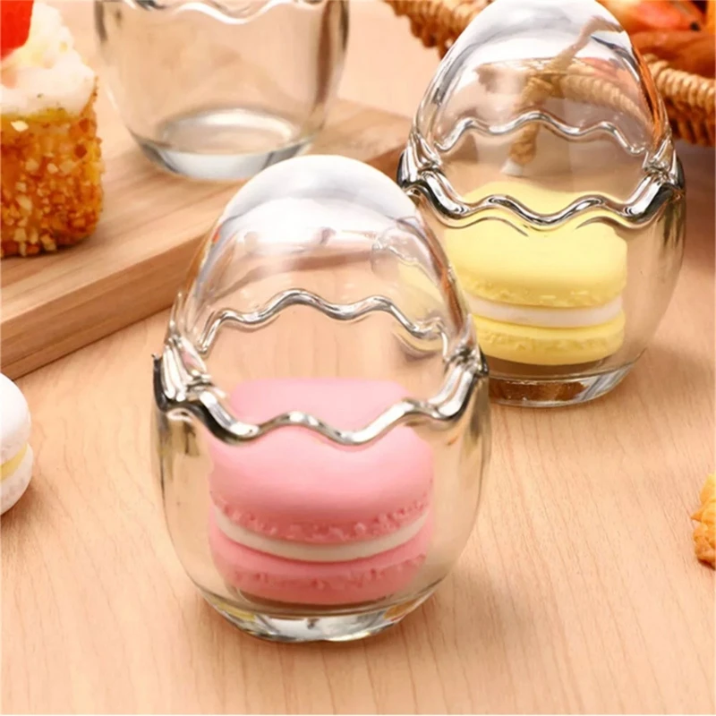 Đế Nến Tealight Vàng Mã Chân Nến Trứng Hình Bát Thủy Tinh Chân Nến Thả Con Tàu