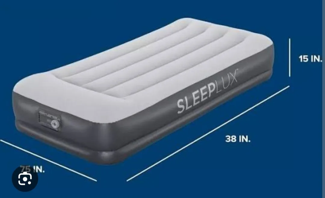 

MattressesRaised Twin Air Mattress with Built-in Pump Fast Inflation Comfortable Support Durable Design Ships from USA