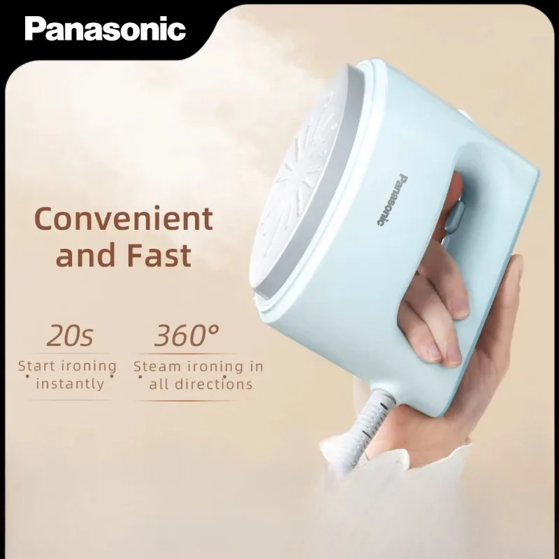 Panasonic Handheld Steam Iron Powerful Steam Boost Versatile Wet Convenient Home Appliance for Effortless Wrinkle Removal 