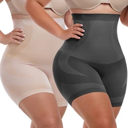 Large Size High Waist Shaping Shorts Women Abdominal Control Tight Shorts Slim Fit Stretch Safety Pants Women Sexy Underwear