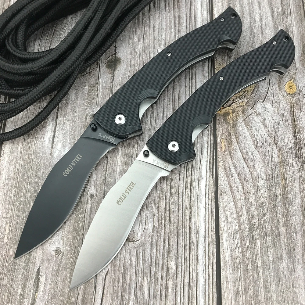 COLD 62KG 7Cr13Mov Blade Tactical Outdoor EDC Folding Knife Nylon Fiber Handle Self Defense Portable Multi Pocketknives Camping