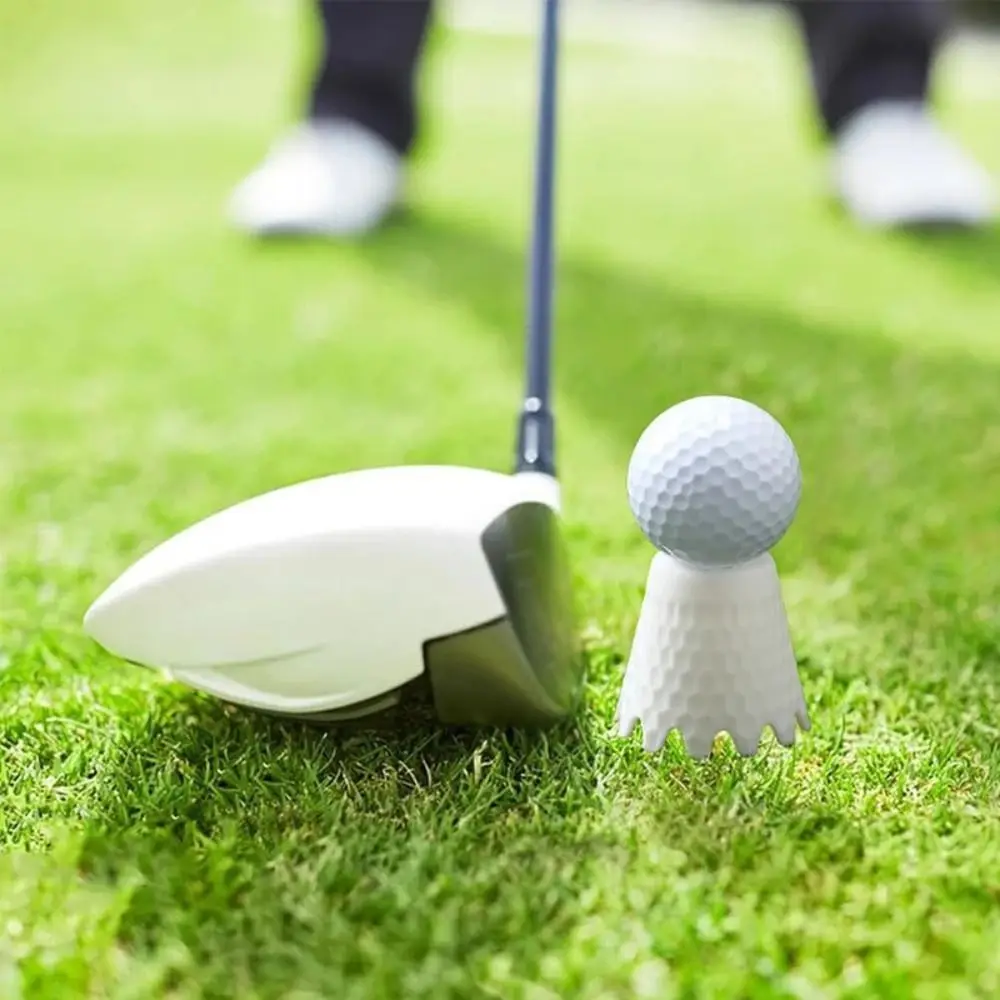

8Pcs Creative Golf Tee Wave Shaped Bottom Design Professional Golf Ball Holder Improve Accuracy Replacement Plastic Golf Mat
