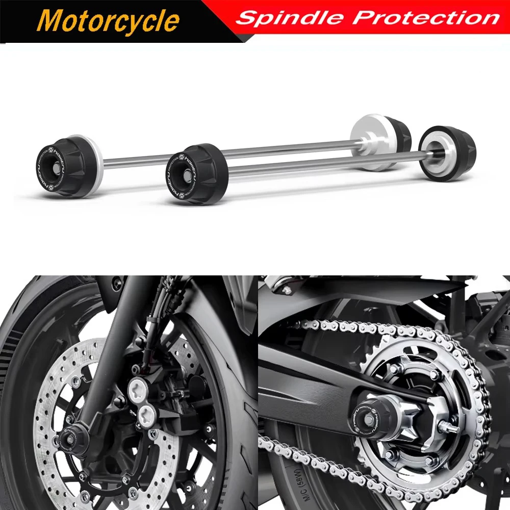 

for YAMAHA YZF R7 2022-2025 Bike Axle Covers for Enhanced Protection Motorcycle Wheel Spindle Protection Axle Cover Set