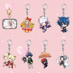Anime Shugo Amu Tsukiyomi Ikuto Tsukiyomi Utau Hotori Tadase Ran Kiseki Dia My Guardian Q Edition Characters Chara Key Chain Fan