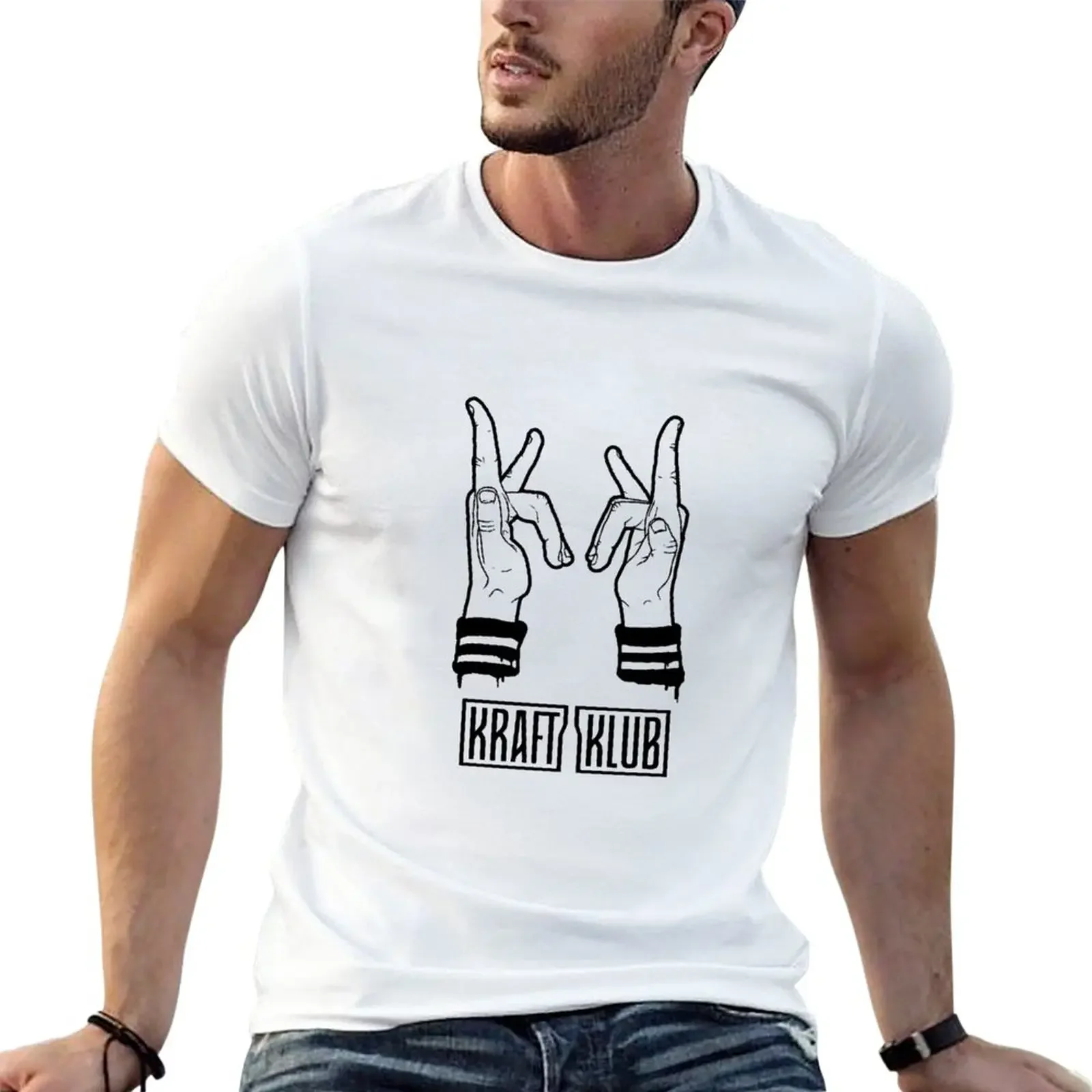 

New Best Music Rock / Indie Of Kraftklub T-Shirt heavyweight t shirts kawaii clothes aesthetic clothes T-shirts for men cotton