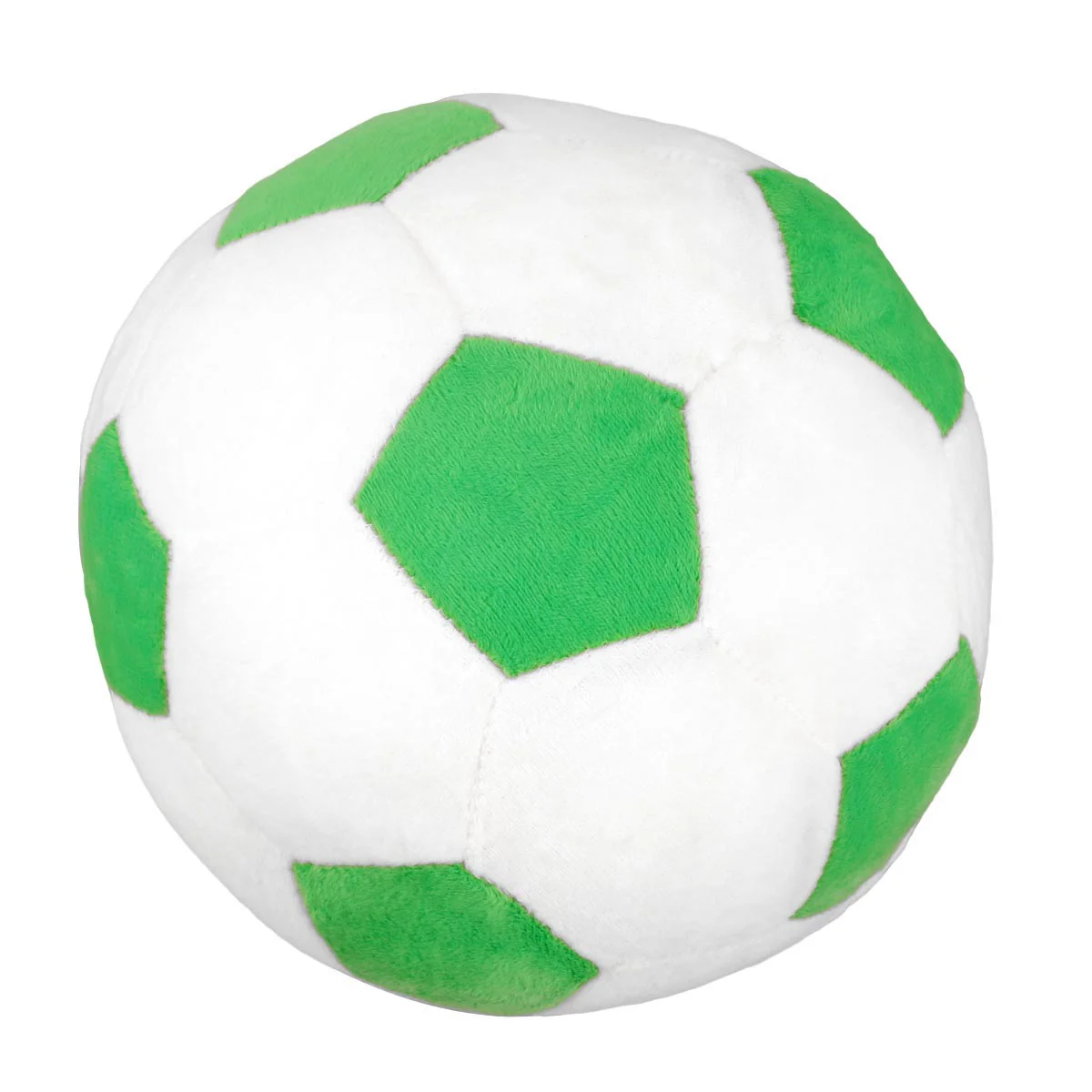 Peluche Figura Giocattoli Pallone da calcio per bambini Cuscino da tiro per interni Forniture da calcio Marsupio Nero per bambini