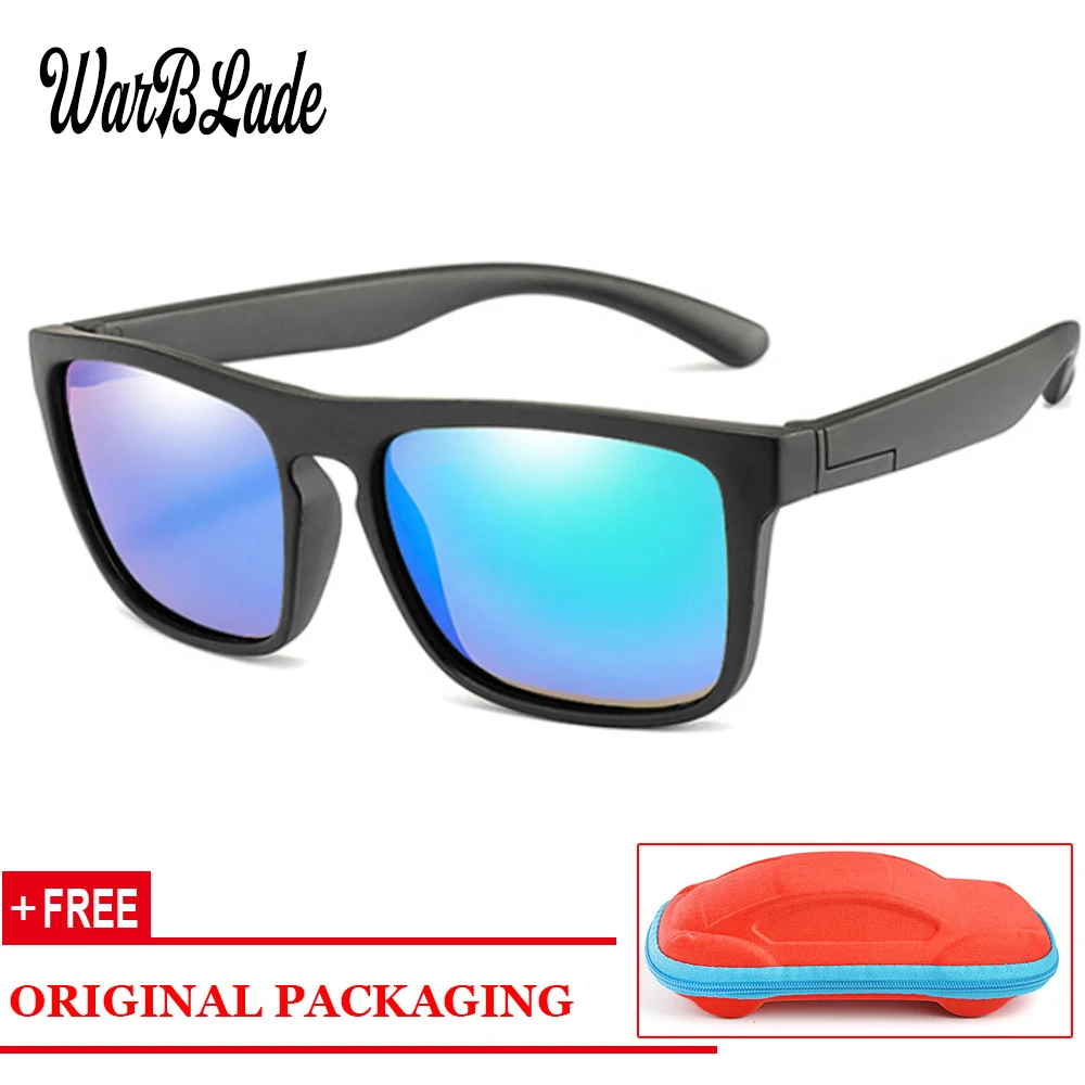 

Cute Baby Polarized Sunglasses Kids Child Girls Boys Sport Goggles TR90 Polarized Sun Glasses Shades Infant Oculos With Box