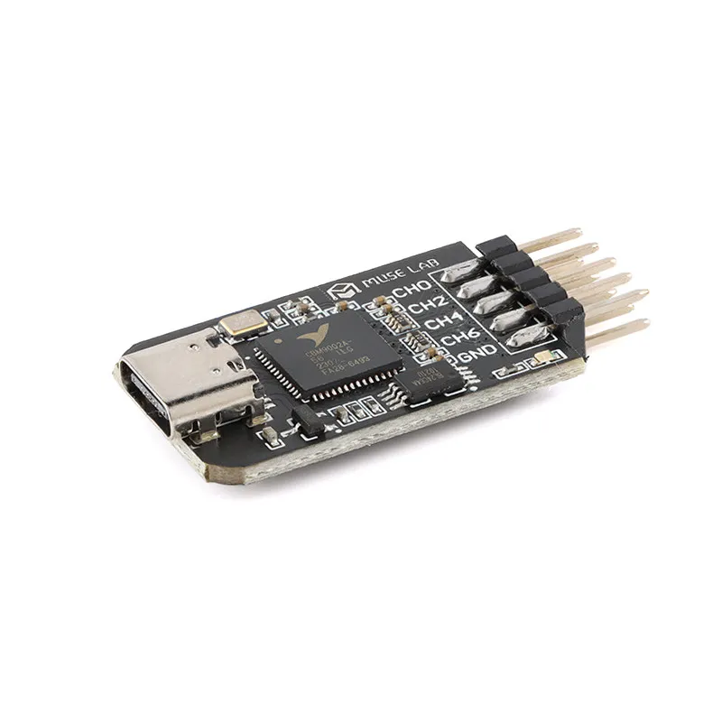 Mini Logic Analyzer Type-C Interface Microcontroller ARM FPGA Debugging Tool 24M Sampling 8 Channels