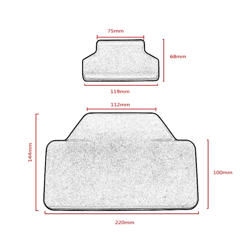 Motorcycle Passenger Lazyback Backrest Pad Rear Case Cushion For Benelli For BMW R1200GS F800GS ADV F850GS F750GS R1250GS GSA - view 6