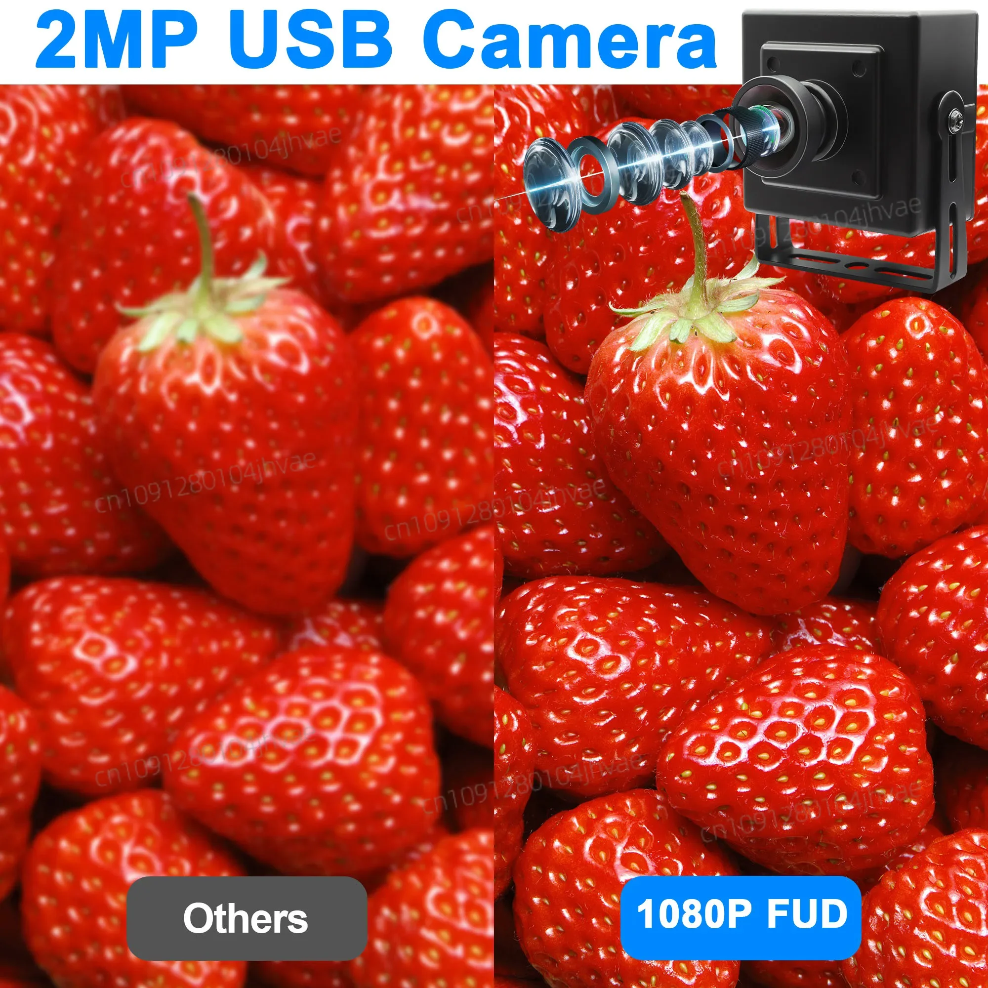 

NEW ELP 2MP Full HD Webcam High Speed 100fps/60fps/30fps Machine Vision No Distortion 100Degree Manual Focus 1080P 30fps USB Cam