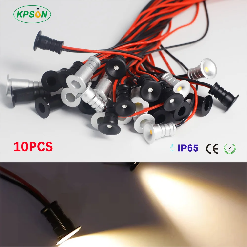 

Ultra Small Spot Lights 0.5W Super Mini LED Downlight 12V Dimmable Ceiling Lamp 10mm Cutout Recessed Spotlight Showcase Lighting