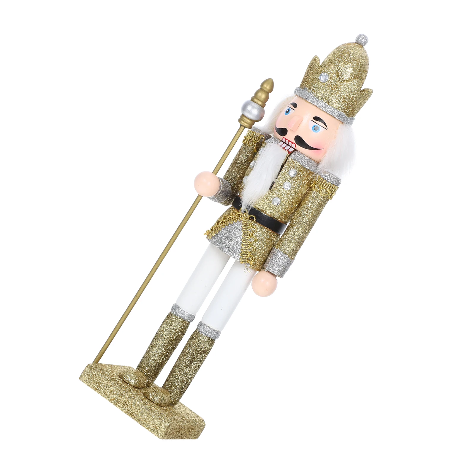 

Unique Wooden Nutcracker Soldier Holiday Decor Desktop Craft Exceptional Craftsmanship Festive Season Special Gift