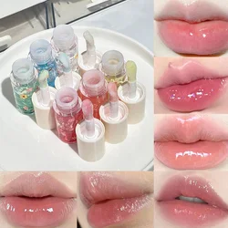Jiujiu Diary Crystal Jelly Lip Oil — Deeply Hydrating Lip Balm, Moisturizes and Fades Lip Lines, Ideal Lip Base for a Smooth