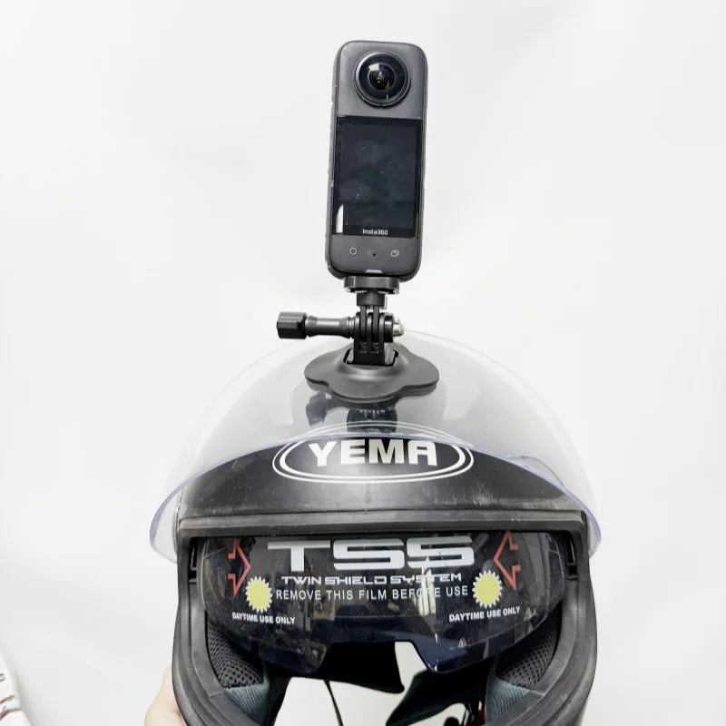 Verstellbare Motorradhelmhalterung für Insta360 X5 X6 GoPro 13 12 11 10 DJI Action 5 6, Klebehalterung für Oberflächen, Action-Kamera-Basis – Detail 16