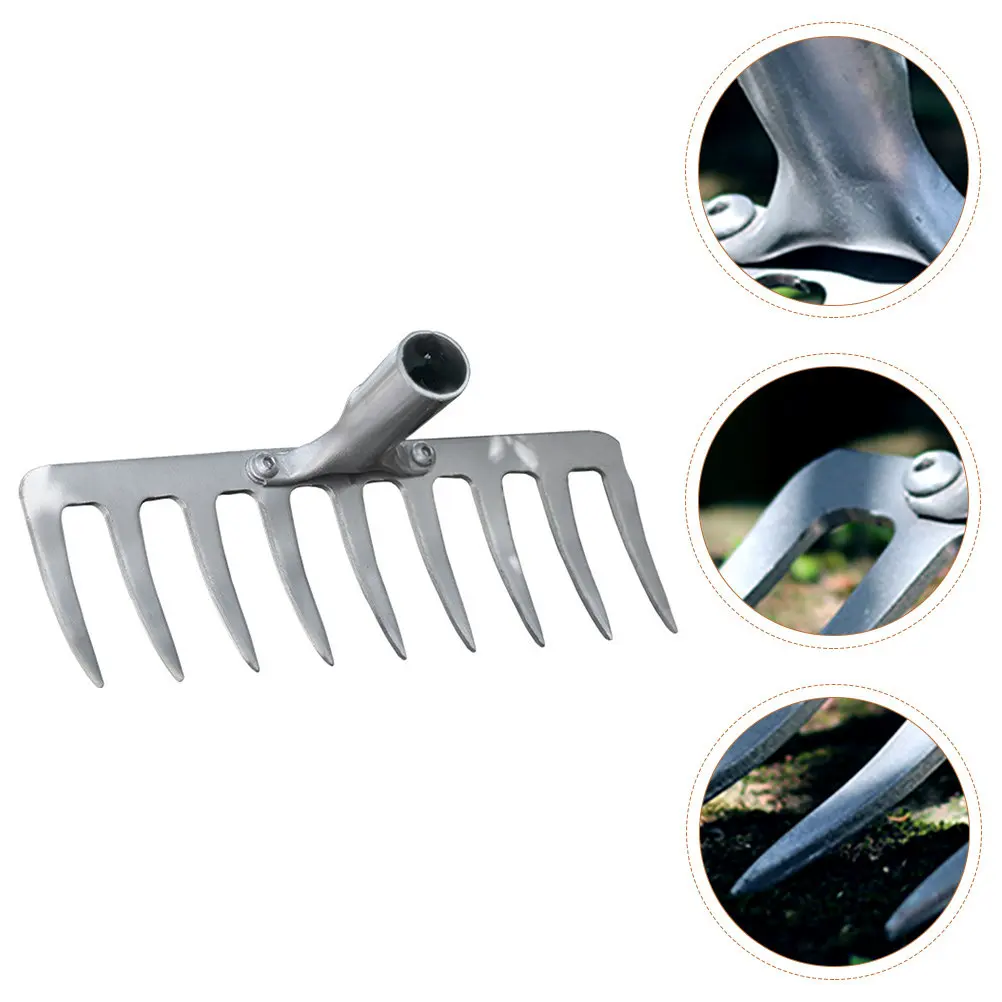 

Насадка для тяжелых садовых граблей, прочная железная сменная часть для граблей, инструмент для рыхления почвы в саду и на ферме, сельскохозяйственный инструмент