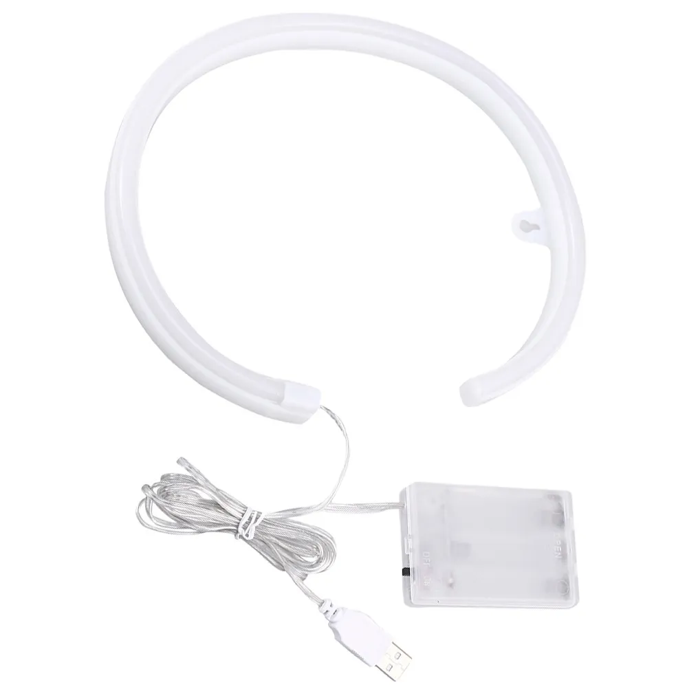 LED Letter Neon Night Lamp Dual Power USB Battery Operated Decorative Neon Light for Indoor Bedroom Living Room Study Party