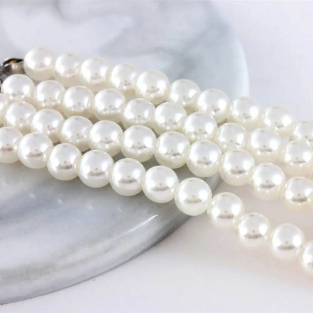 Four Rows Pearls With Rhinestone Jewelry For Cat and Dog Dog Choker Dog Chain Pet Supplies Cat Jewelry Pet Collar Dog Necklace