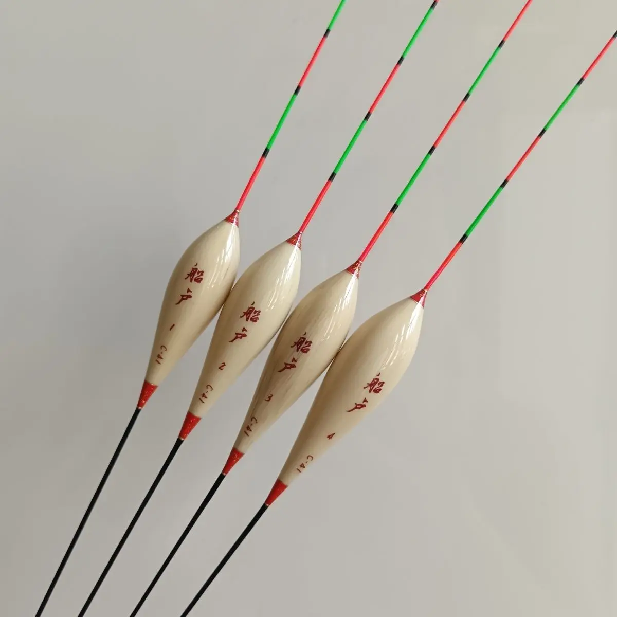 صنارة صيد عالية الحساسية C4 بطول 60 سم مع ذيل أحمر وأخضر لصيد الحمير والكارب الكبير والأسماك العشبية في الحفر السوداء #3