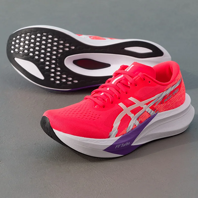 

Asics Men's Shoes Magic Speed 4 Sports Shoes Carbon Plate Racing Running Shoes Wear-Resistant Cushioning Running Shoes 1011B875-600