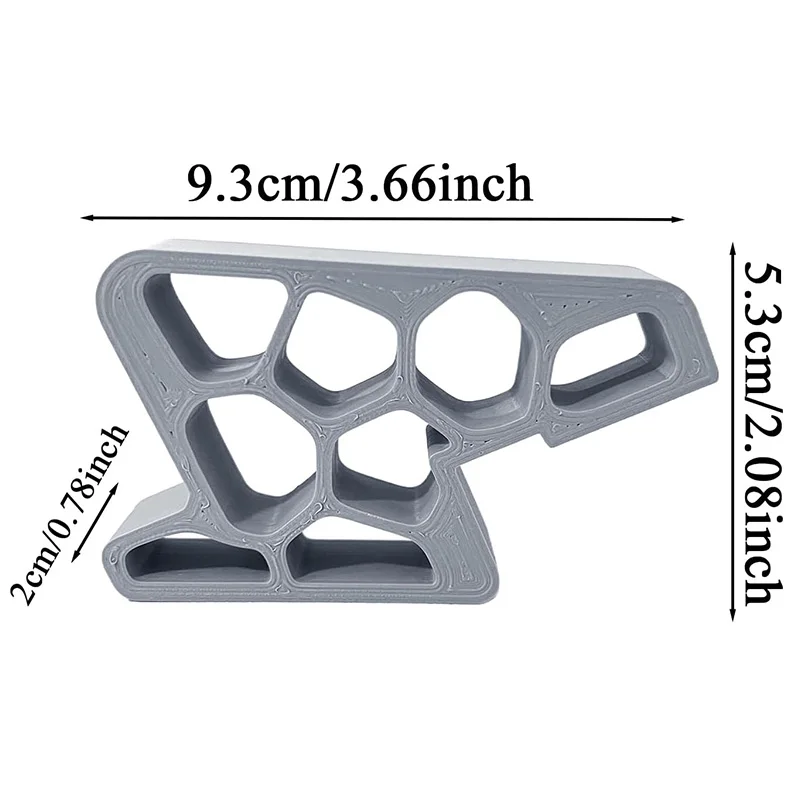 سدادة باب نافذة وشرفة مطبوعة ثلاثية الأبعاد مع قفل مسار - سدادة باب شديدة التحمل، إسفين باب غير قابل للانزلاق، قفل باب خفيف الوزن