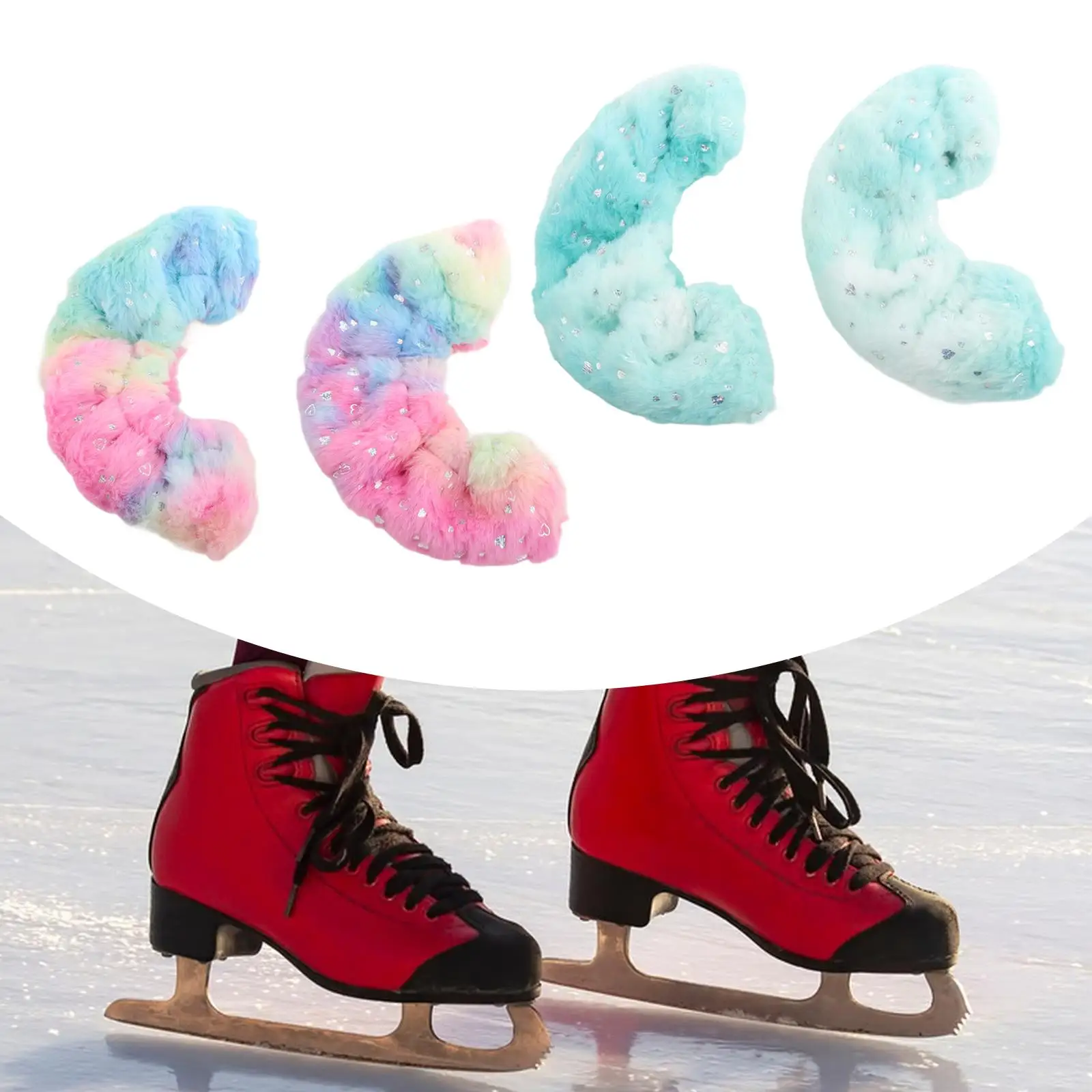 Capa protetora para lâmina de skate no gelo, suprimentos confortáveis, protetor protetor de patinação no gelo para patins artísticos, patins de hóquei