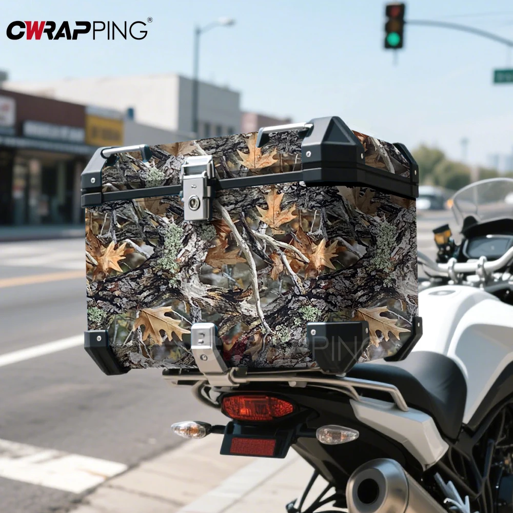

Self-adhesive Automotive Vinyl for Motorcycle Leaf Camouflage Print Big Sticker Car Wrap Vinyl Waterproof Film Wrapping Foil