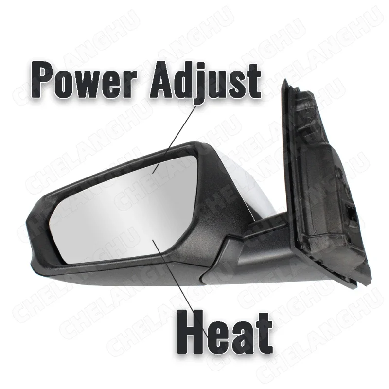 1Pc Left Side For Chevrolet Equinox Or GMC Terrain 2018 2019 2020 2021 2022 Power Adjust Heat Chrome Plating 5Pin Rear Mirror