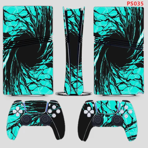 Skin-klistermärke för PS5 Pro Digital Console Vinyldekal Skyddande klistermärke Skal för Digital Edition-kontroll 10 best sales PS5 Digital Skin - №10