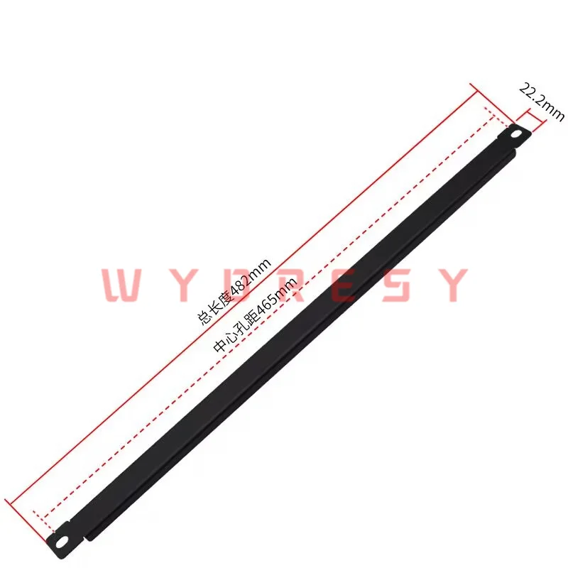 Thickened Solid Metal Baffle for 19 Inch Cabinet 0.5U Compact Panel Seal Empty Rack Slots And Reduce Dust Entering Cabinet Inter