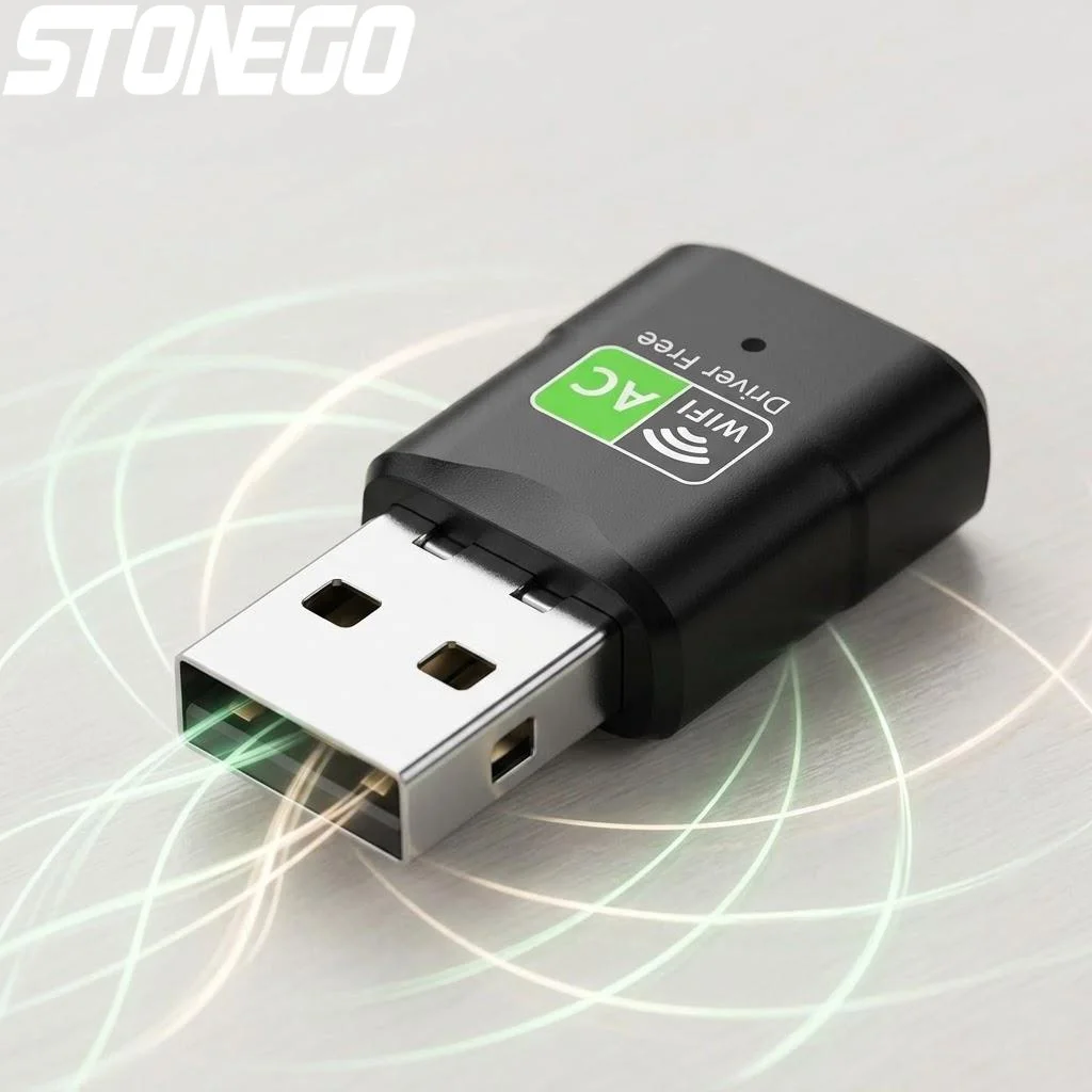 24G 5GHz USB WiFi Adapter Dual Band Wireless Network Dongle for PC Laptop Windows 11 10 High Speed Internet