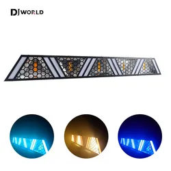 5x50W RGBW LED Retro Light Strobe Flash Stage Lighting 4/11/35/42CH DMX512 DJ Sound Party Dance Bar Club Disco Stage Effect