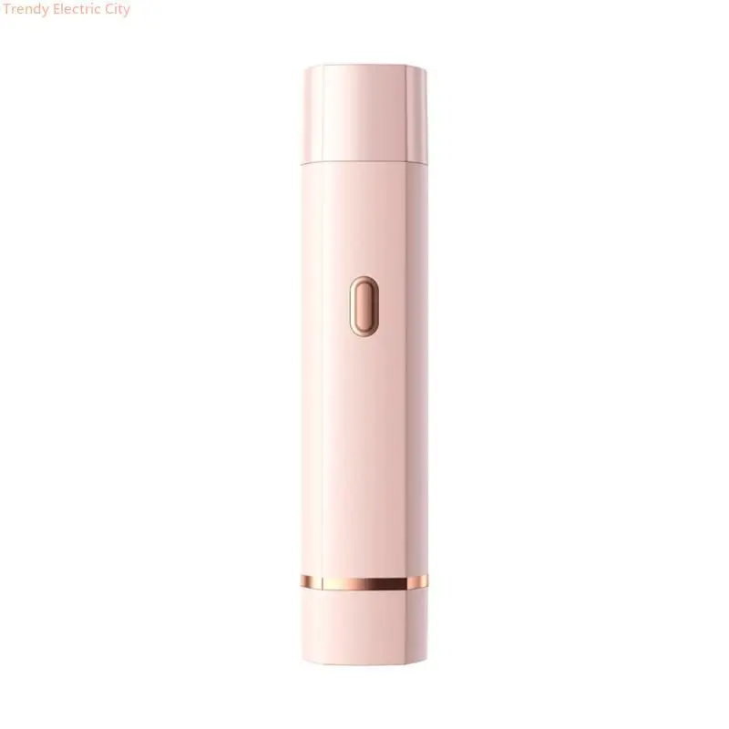 

R9CD Efficient Hair Trimmer Hair Removers Hair Removal Device Double Head Electric Face Removers ABS Texture for Face Body
