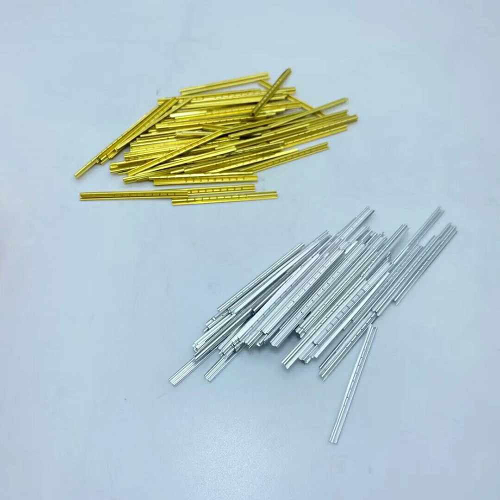 100pcs/lot Locksmith Tool Finished Tin Foil Strip Single Row Or Double Row Gold And Silver Tin Foil Key Consumable Tool