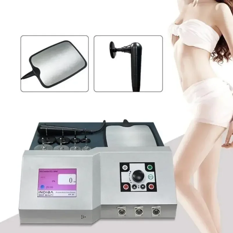 Portable Indiba 448khz Slim Equipment Radio Frequency Diathermy Deep Care Slimming Shockwave Physical Therap