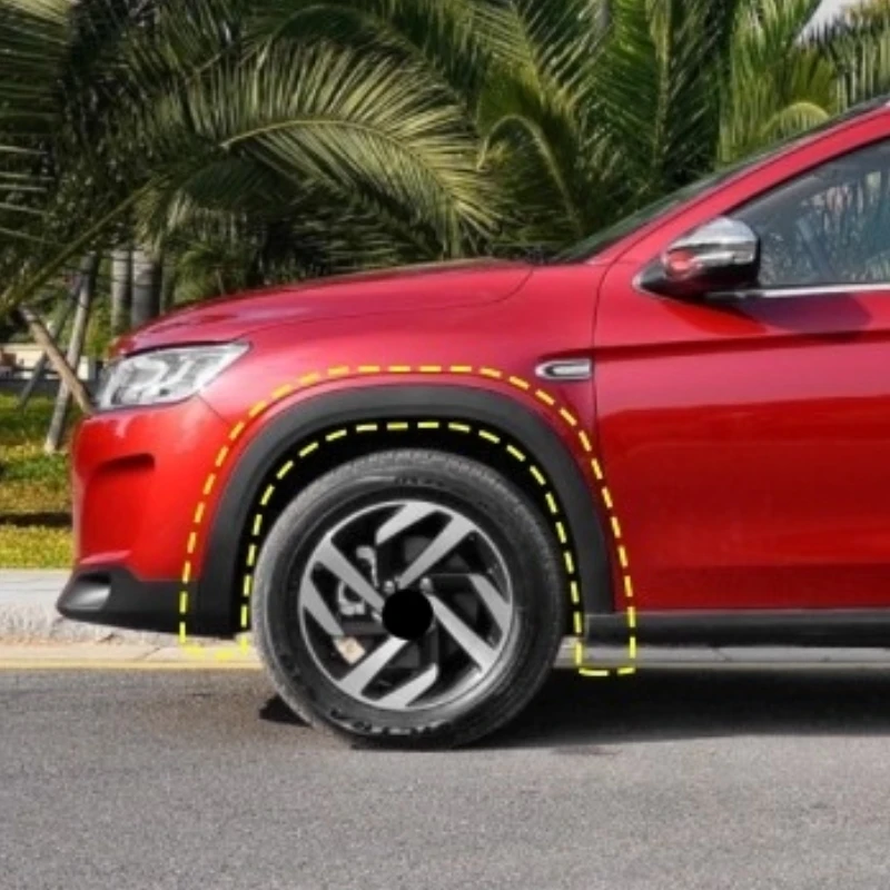 

Car Wheel Eyebrow for Citroen C3-XR Fender Trim Front Rear Wheel Trim Mudguard Sticker Car Accessories