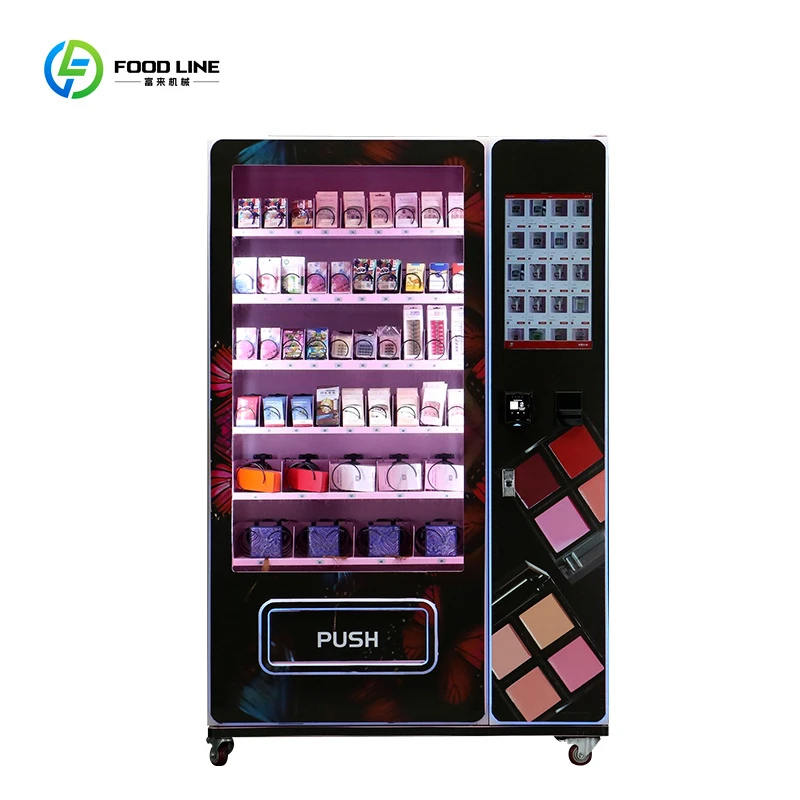 

Personalizada Pink Large Tall Flexible Hair Bundle False Eyelashes Vendor Beauty Vending Machine