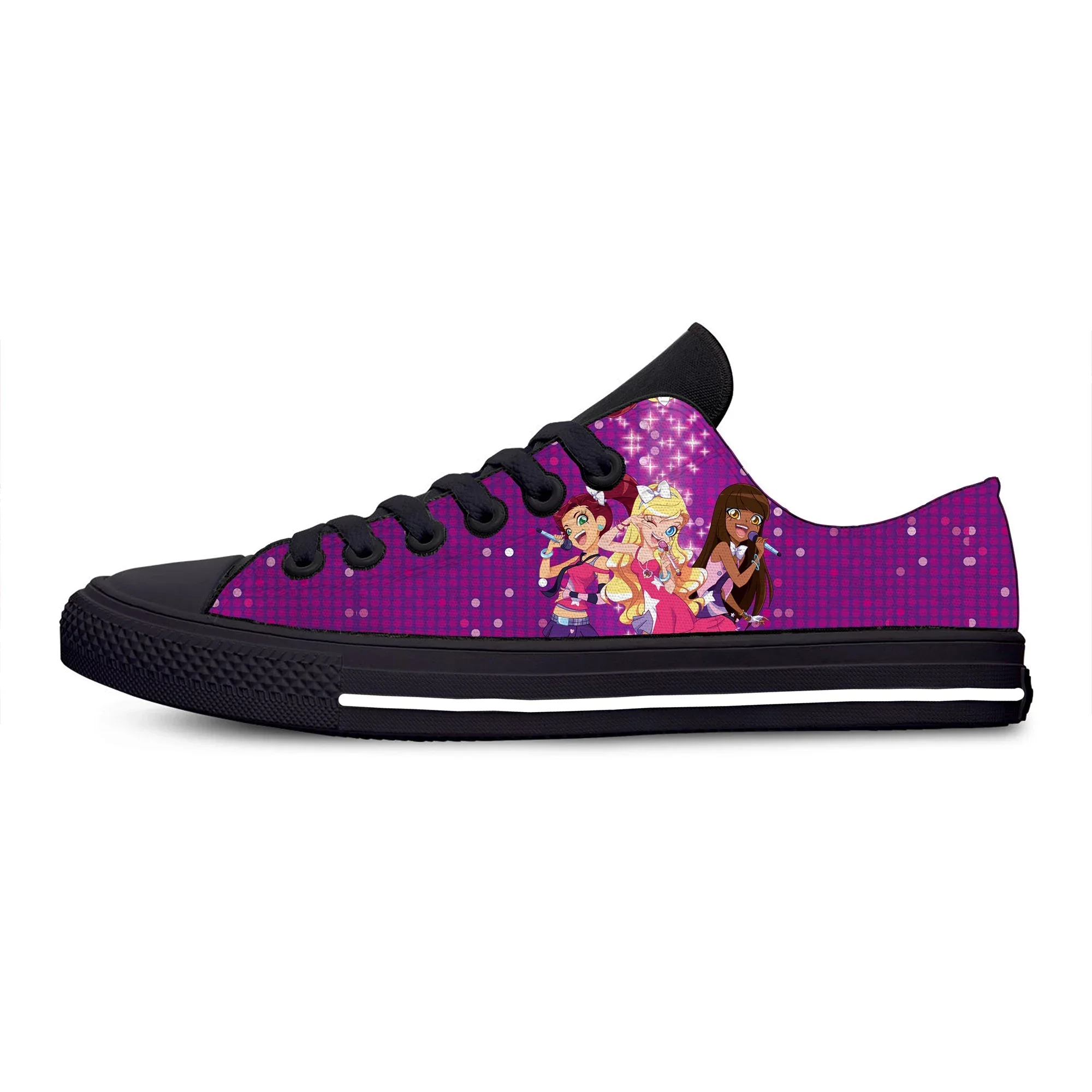 

Hot Summer Anime Cartoon LoliRock Cute Funny Casual Shoes Low Top Breathable Lightweight Sneakers Men Women Classic Board Shoes